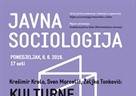 Javna sociologija - „Kulturne potrebe mladih u gradovima na jadranskoj obali“